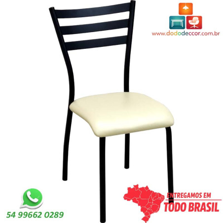 Cadeira forte para casa e negócio com assento e encosto ergonômico